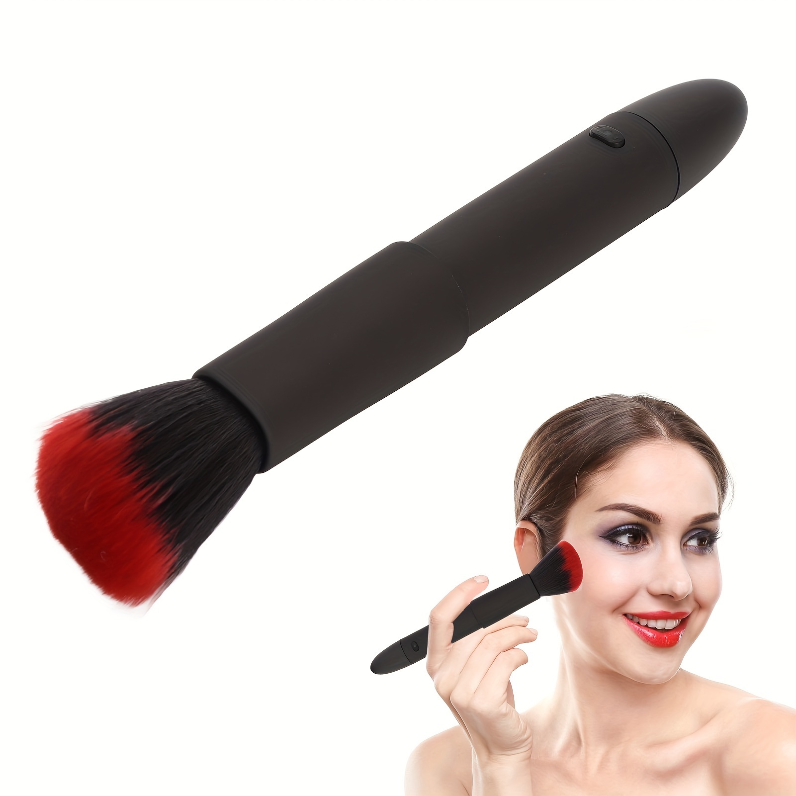

Electric Makeup Brush 10 Gears Rechargeable Adjustable Multifunctional Waterproof Blush Brush