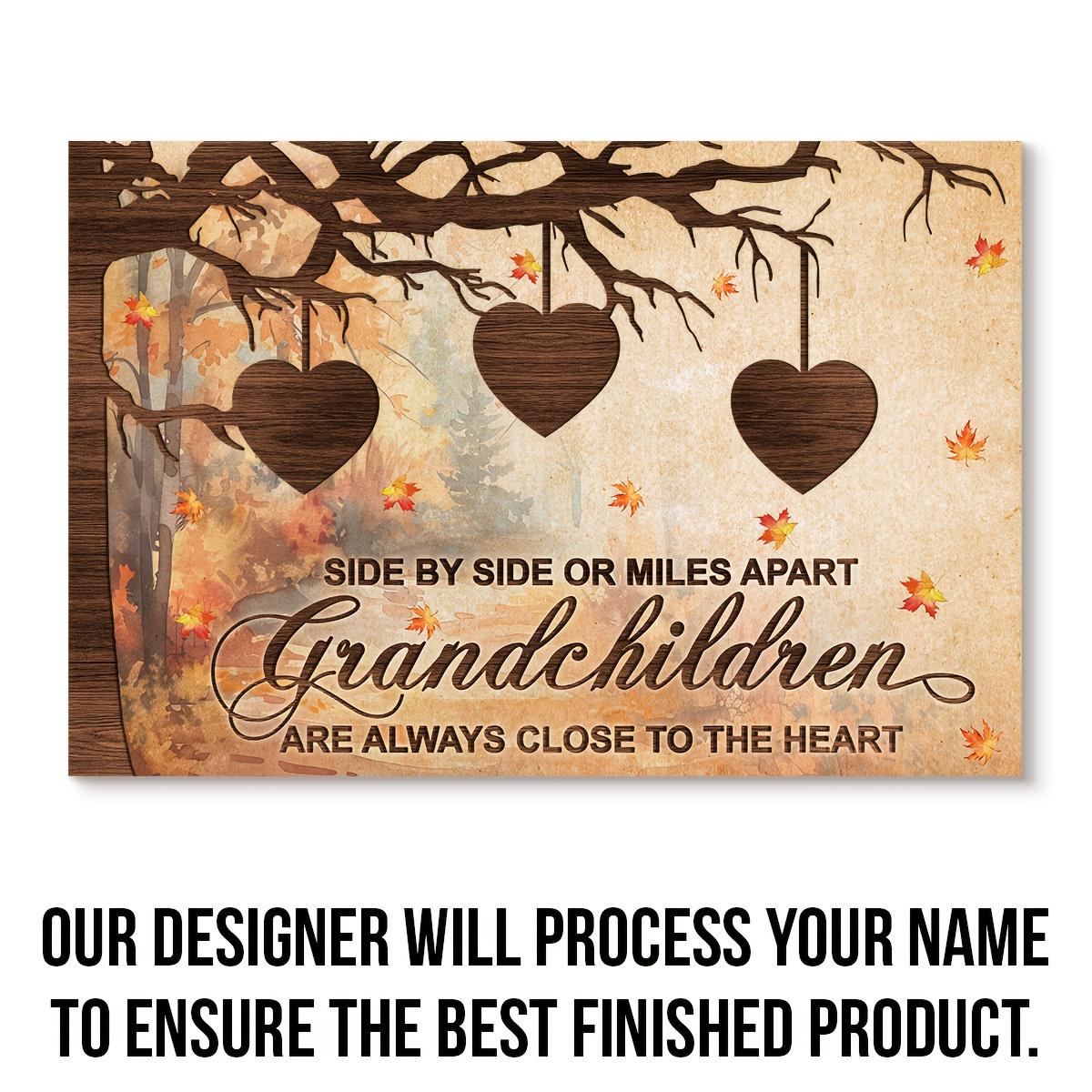 TEMU Personalized Family Tree Name Canvas Painting - Custom Family Name Canvas Wall Art Family Tree Name Canvas Painting Canvas - Family Gifts From