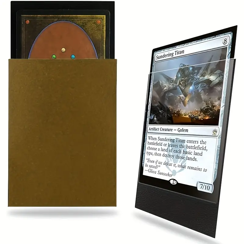 mtg double sided cards sleeves What transparent are recommended for sleeving Magic: the Gathering cards? Sleeves fit cards 88 x 63 mm (standard TCG card size). Handling two-sided cards with dragon