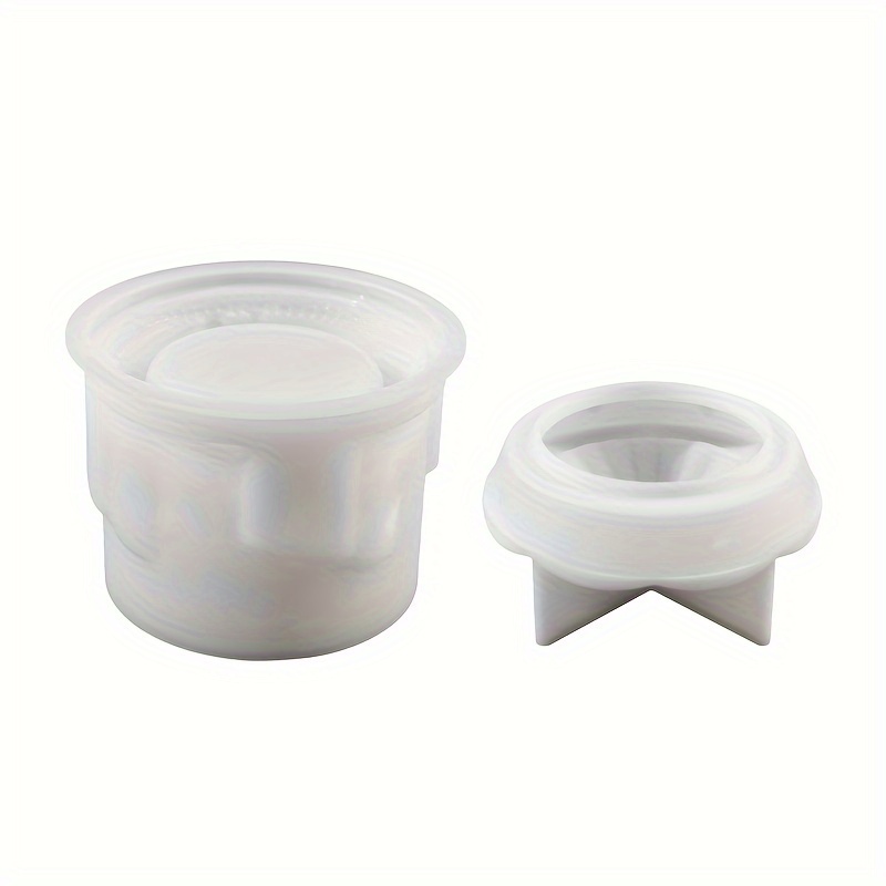 Carousel Storage Box Silicone Resin Mold With Lid The Merry-go-round Shaped Bottle Jar Epoxy Silicone Casting Molds For Jewelry Ornaments Trinket Container Holder, 3d Making Decor Crafts