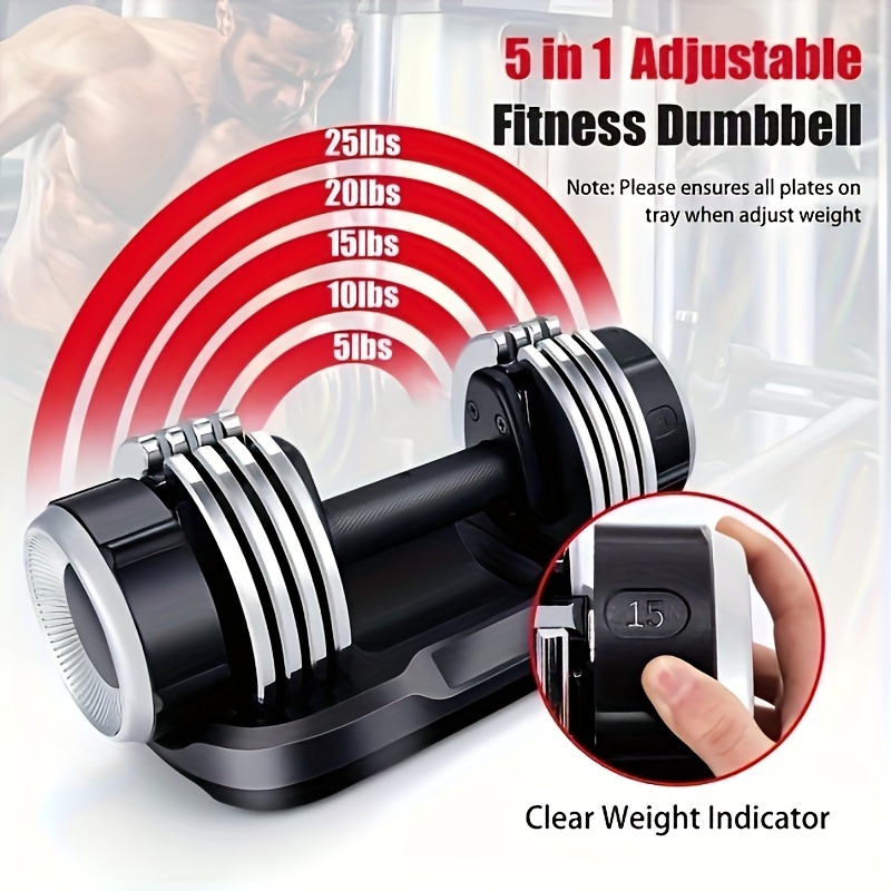 Adjustable Weight Dumbbells Set- 2lb 3lb 4lb 5lb Free Weights Dumbbells Set  for Women and Men at Home Gym Equipment Strength Training