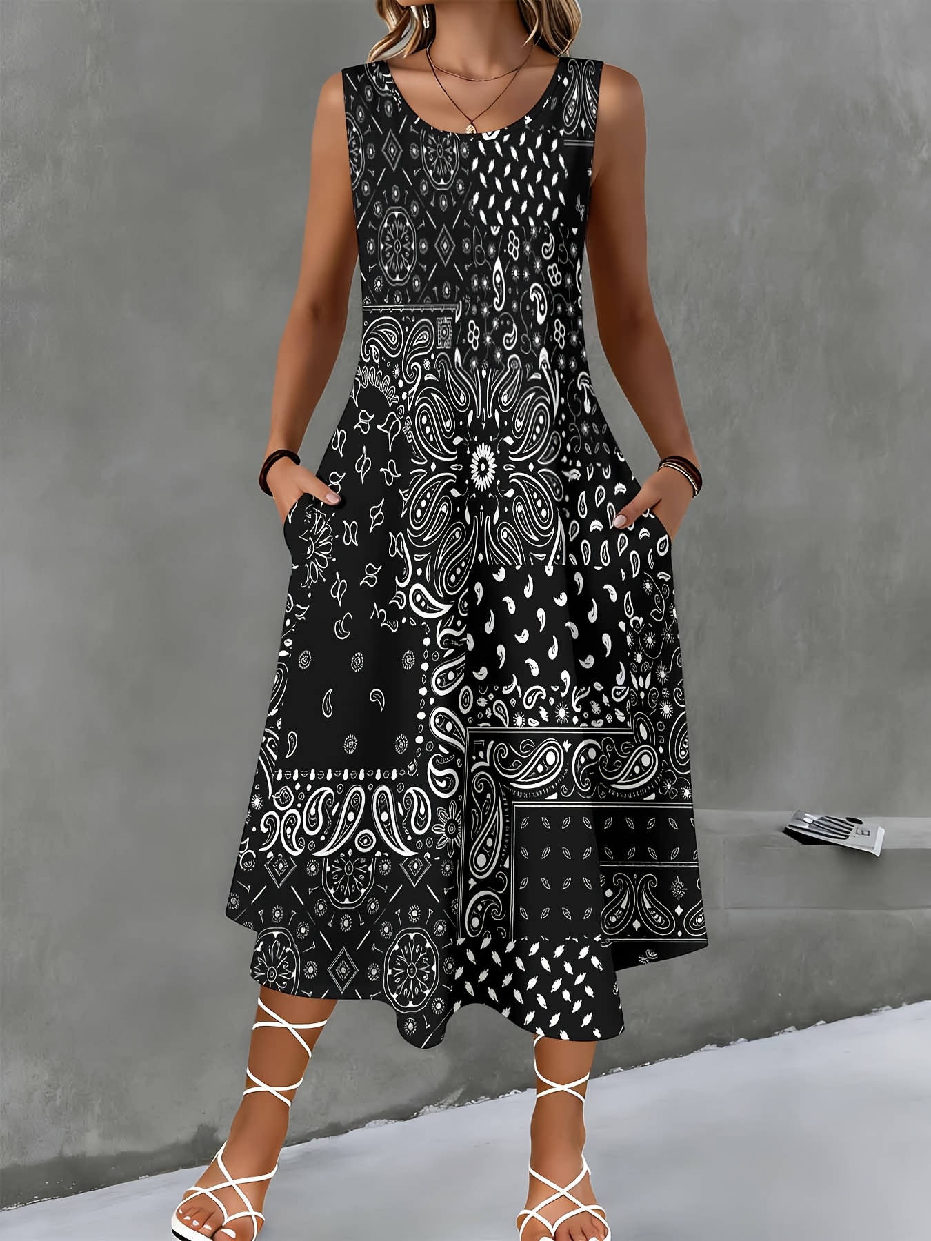 bandana dress sold on Temu United States