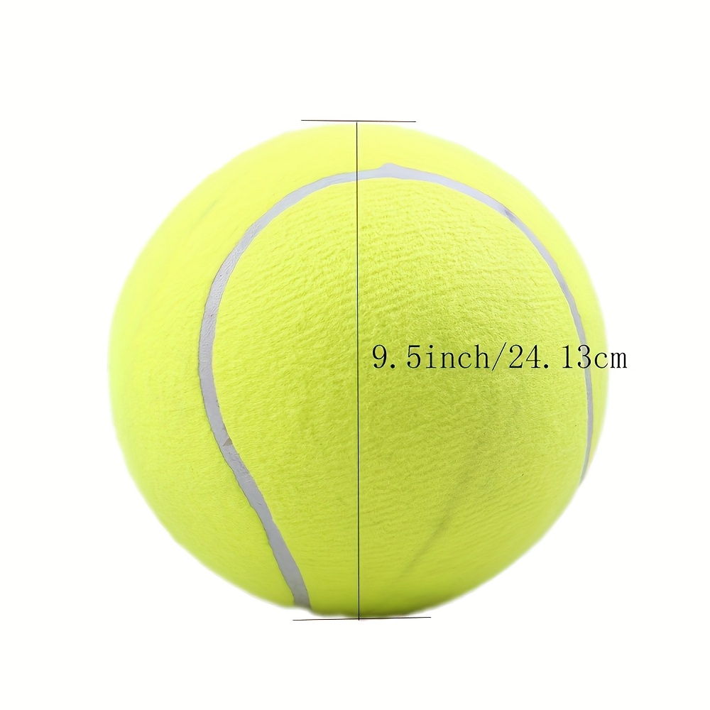 Image of Super For Large Pet Tennis-durable Elastic Dog Toy For Training, Play, And Exercise - No Battery Required, Suitable For Breeds And Sizes, With , Ideal For Large Dogs, Interactive , Sturdy Construction