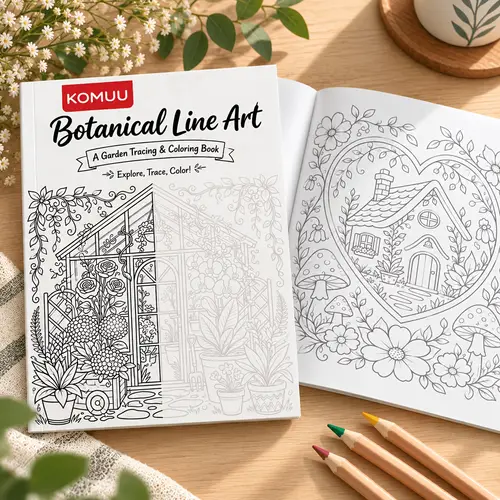 Hand Drawing Table Setting abstract botanical art sold on Temu United States