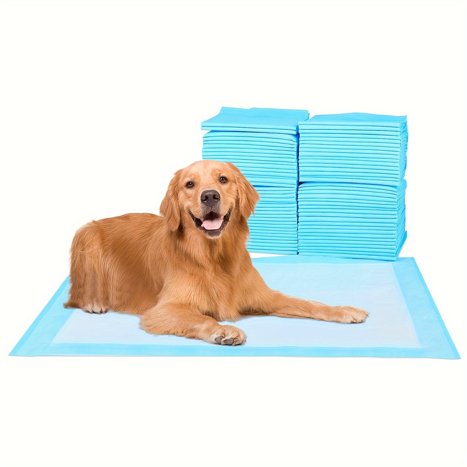 

Fluffydream Waterproof Dog And Puppy Pet Training Pad, Housebreaking Pet Pad, Blue (13"x17.7"(100pcs))