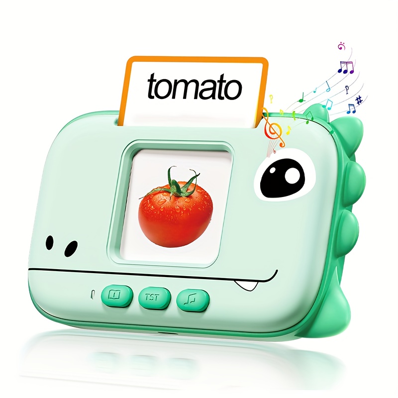 Flybok Back-to-School Season/ Talking Flashcards for 1-4 Year Olds/ Baby Toys/ Kids' Toys, with 160 Words, Portable Word Card Machine Suitable for Classrooms/ Dinosaur Toys/ Halloween/ Children's Christmas Gifts