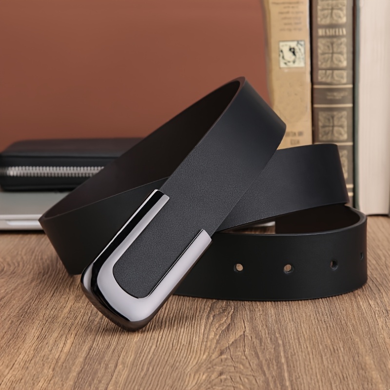 Fashionable Belts for Men And Women, Featuring a U-Shaped Buckle, Suitable As Stylish Additions for Casual Wear Or Special Occasions