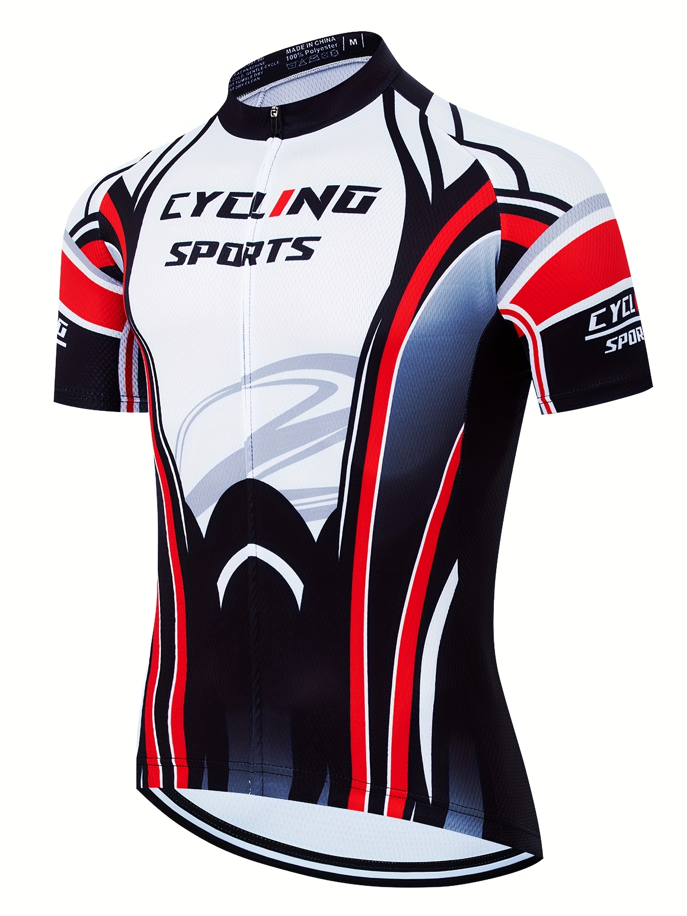 JPOJPO Men's Cycling Jersey Set - Pro Team Short Sleeve MTB Bike Clothing With Bib Shorts