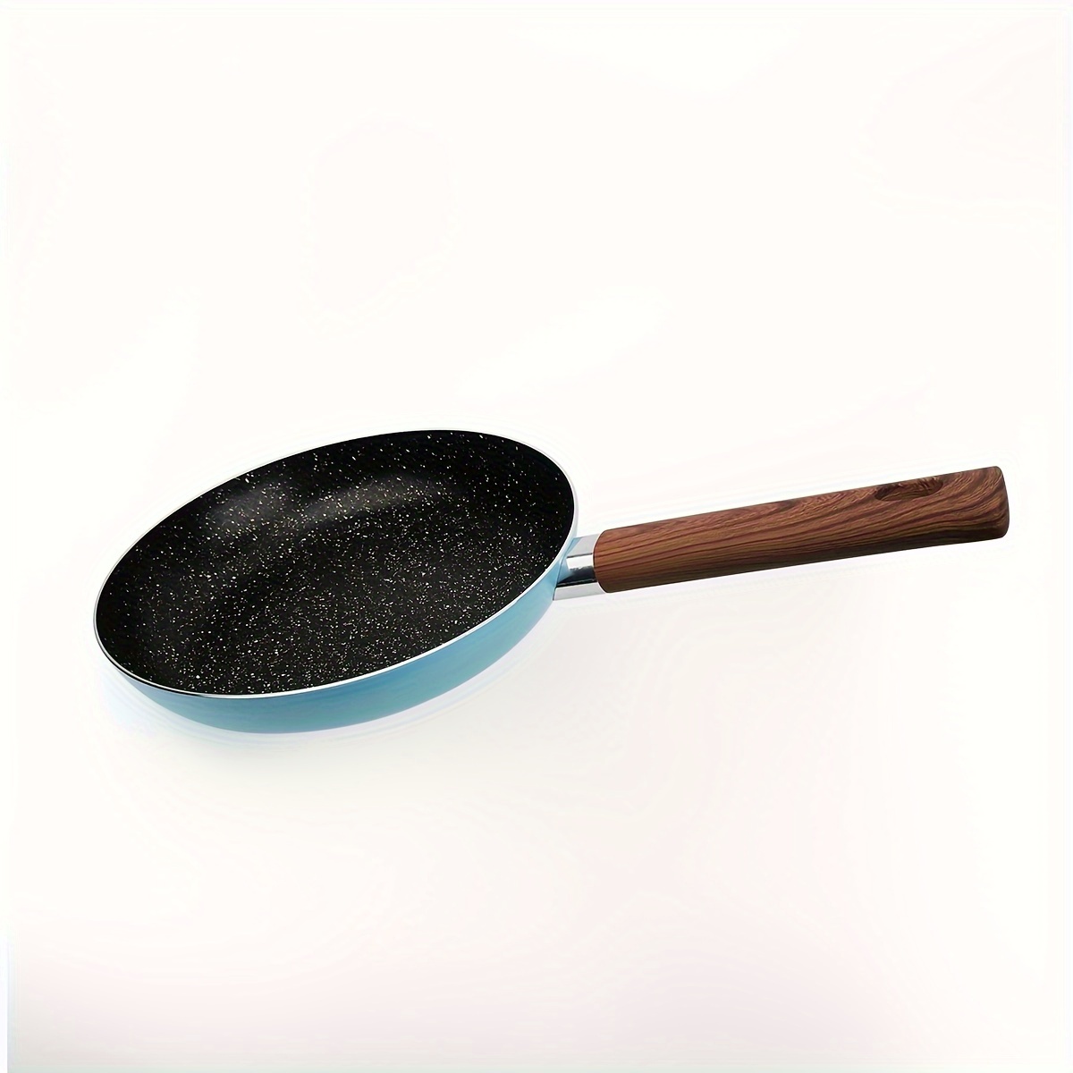 stainless steel non stick frying pans 9 and 10 sizes with wooden handles suitable for gas stoves details 7