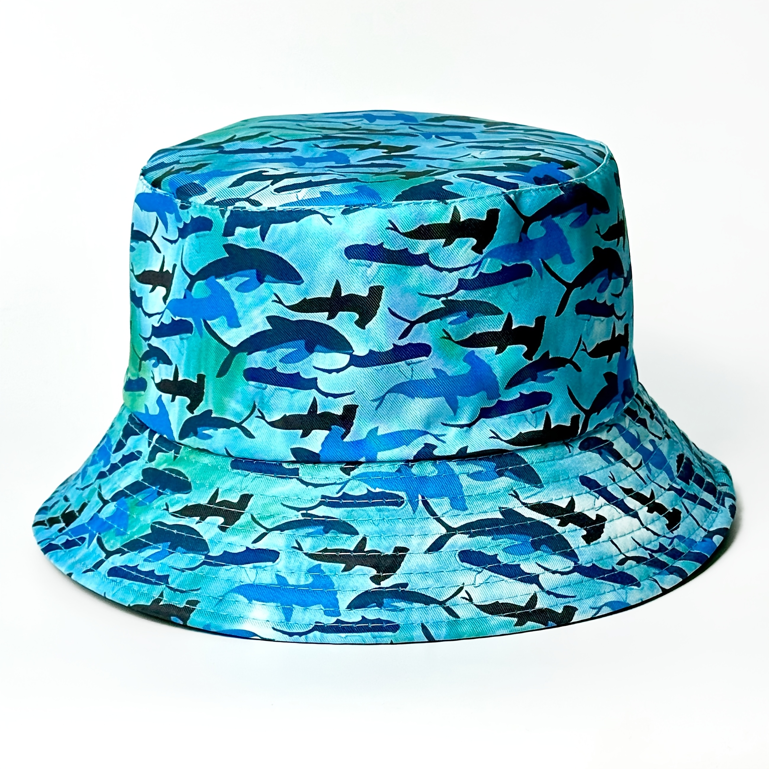 1pz cappello secchiello stampa serie squalo - Temu Italy, image size:2598x2598