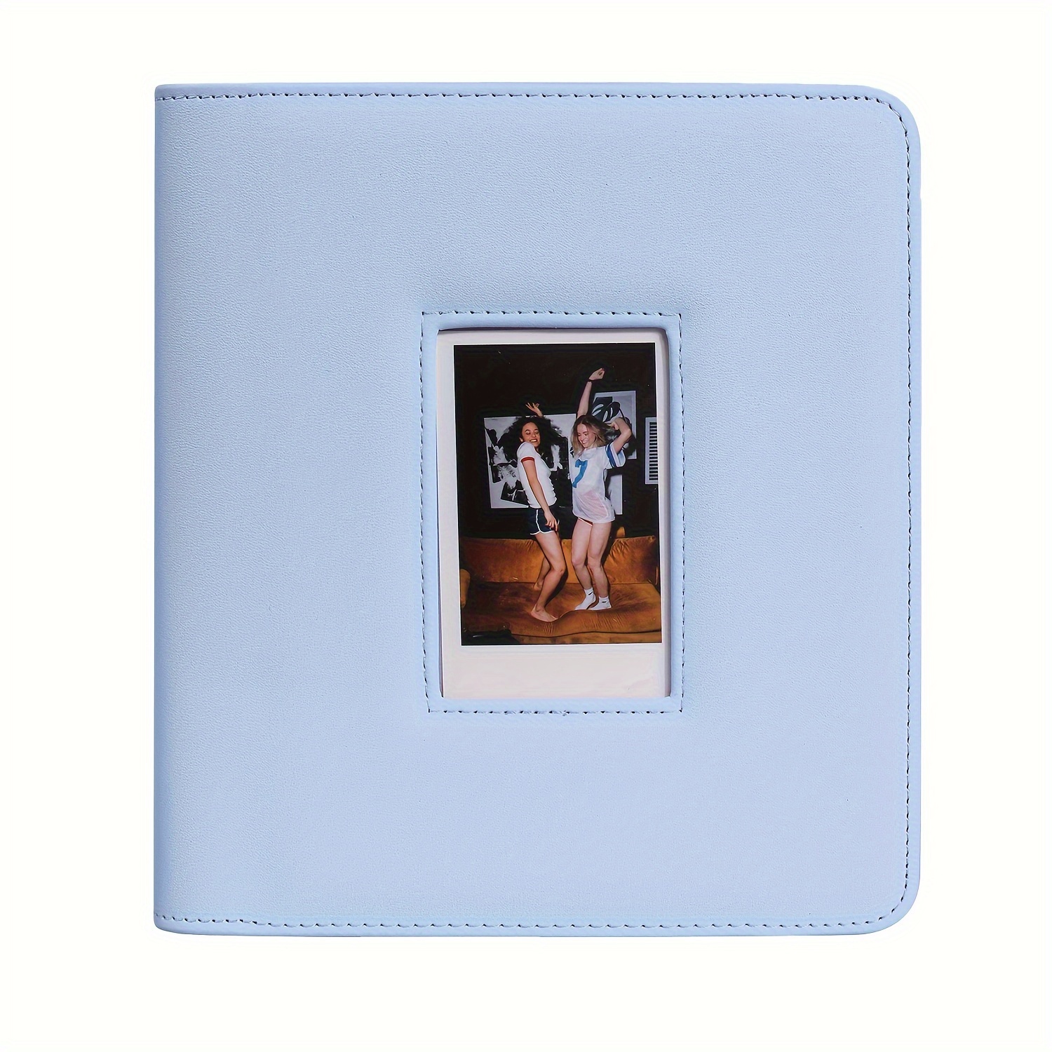 * Leather Photo Album with 288 Pockets, Rectangular * Organizer for Instant Camera Film, * Portable Picture Storage Binder