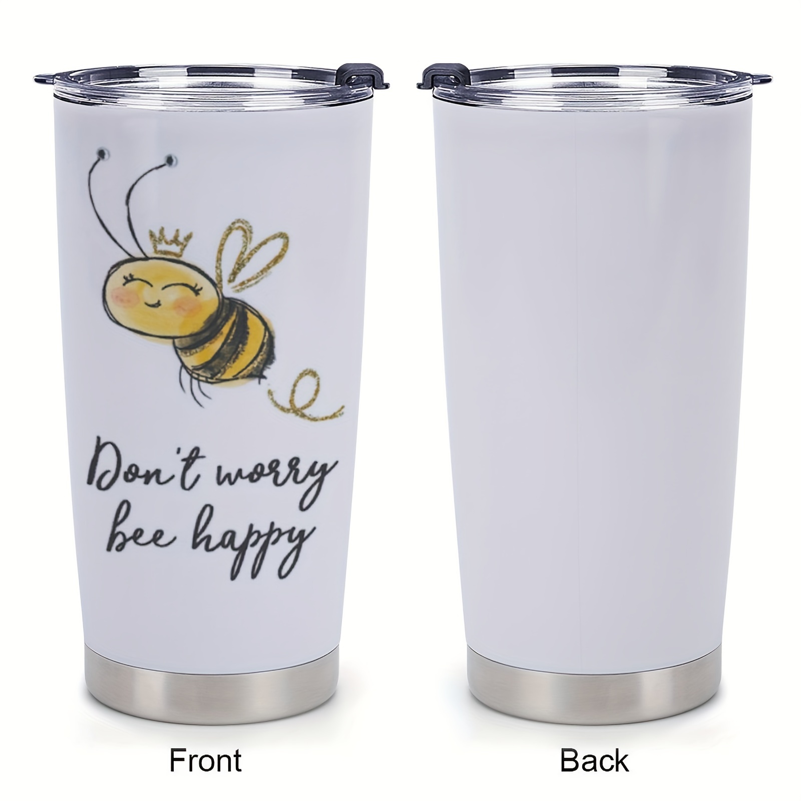 Image of Topzoo 1pc, 20oz Stainless Steel Insulated Cup, Gift Cup For Parents, Relatives , Coffee Cup, Travel Cup, Sports Cup, Car Cup