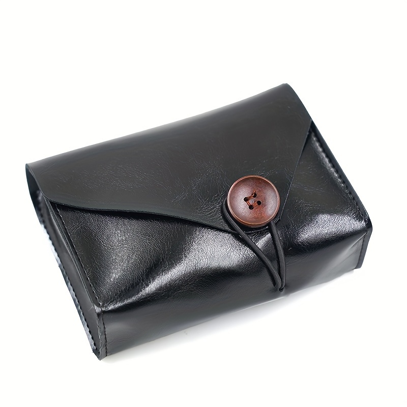 

Quoko Vintage-inspired Mini Storage Pouch - Portable Leather Organizer For Cosmetics, Lipstick, , Earbuds & Accessories, Quoko