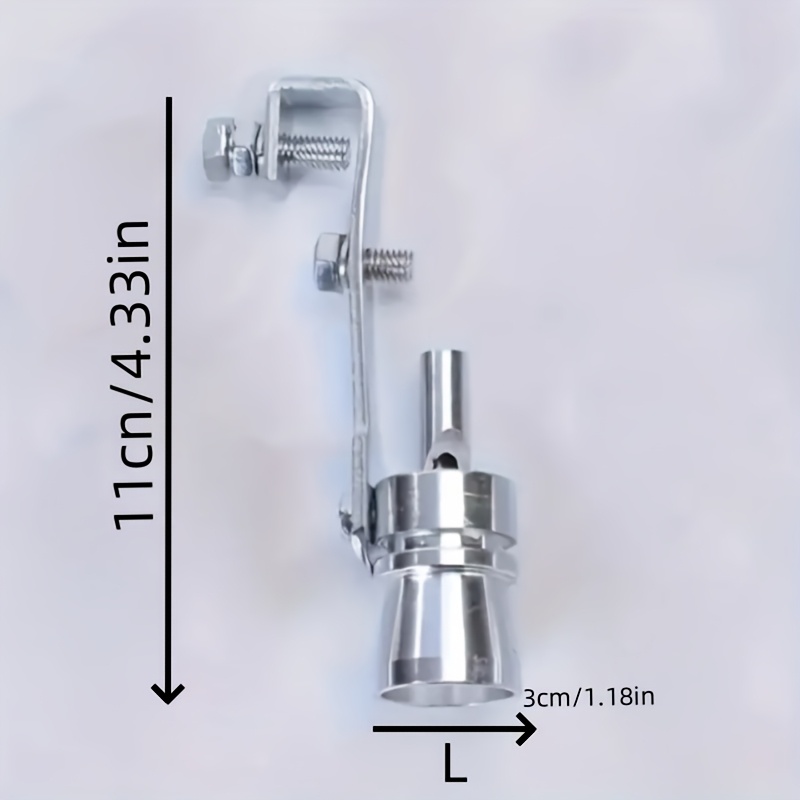 TEMU 2pcs Turbo Whistle For Car - Durable Device For Cars | Compatible With 67.63oz & Above Engines | Enhance Your Exhaust Sound With Premium Turbo Whistle | Exhaust Whistle Simulator For Cars