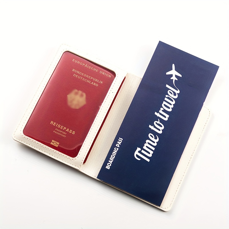 1pc Cute Cartoon Tiger Pattern Passport Cover, Passport Protective Sleeve, Travel Passport Case