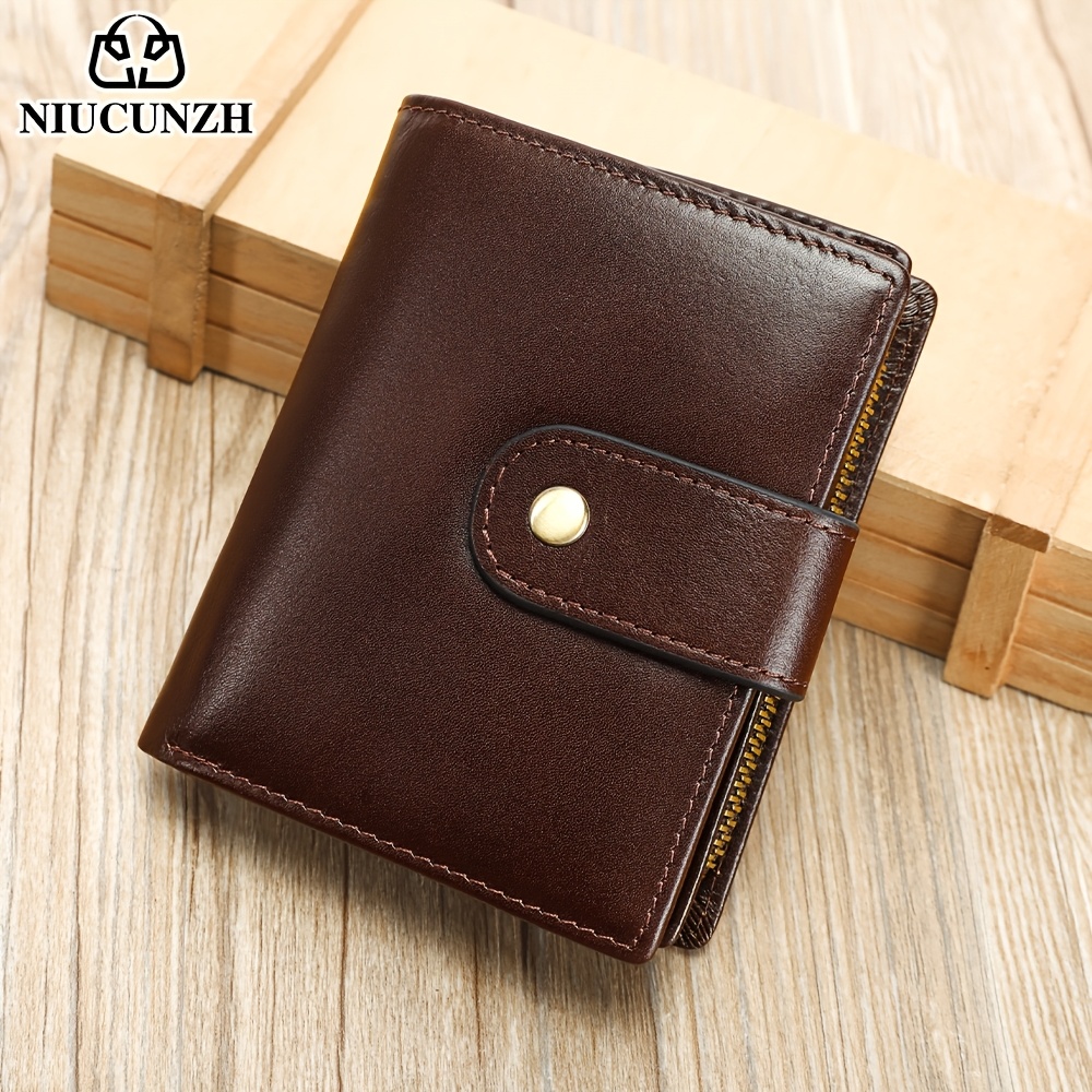 Genuine Leather Men's Wallet Head Cowhide Multifunctional Men' Clutch Genuine Leather Clutch Multi Card Gift For