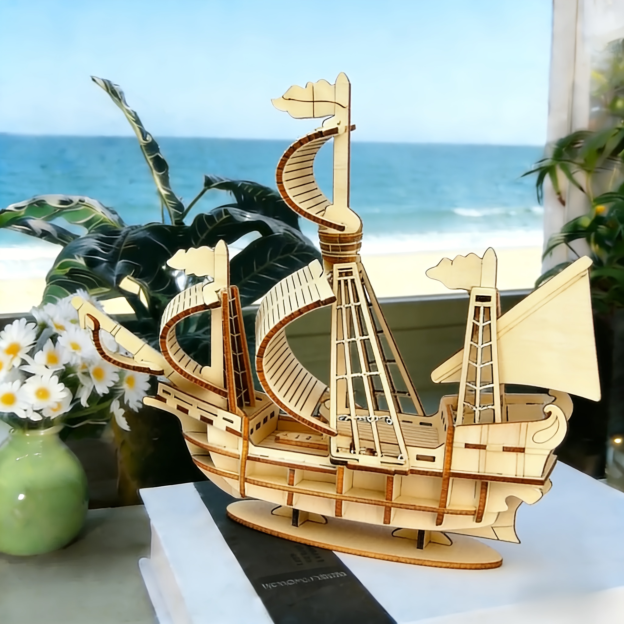 Wooden Diy Model. Götheborg Ship Model, Suitable As A Great Birthday Gift For Diy Enthusiast