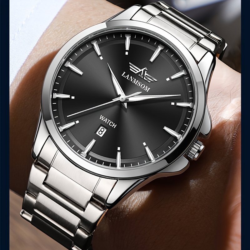 Stylish Stainless Steel Trendy Multifunctional Watch