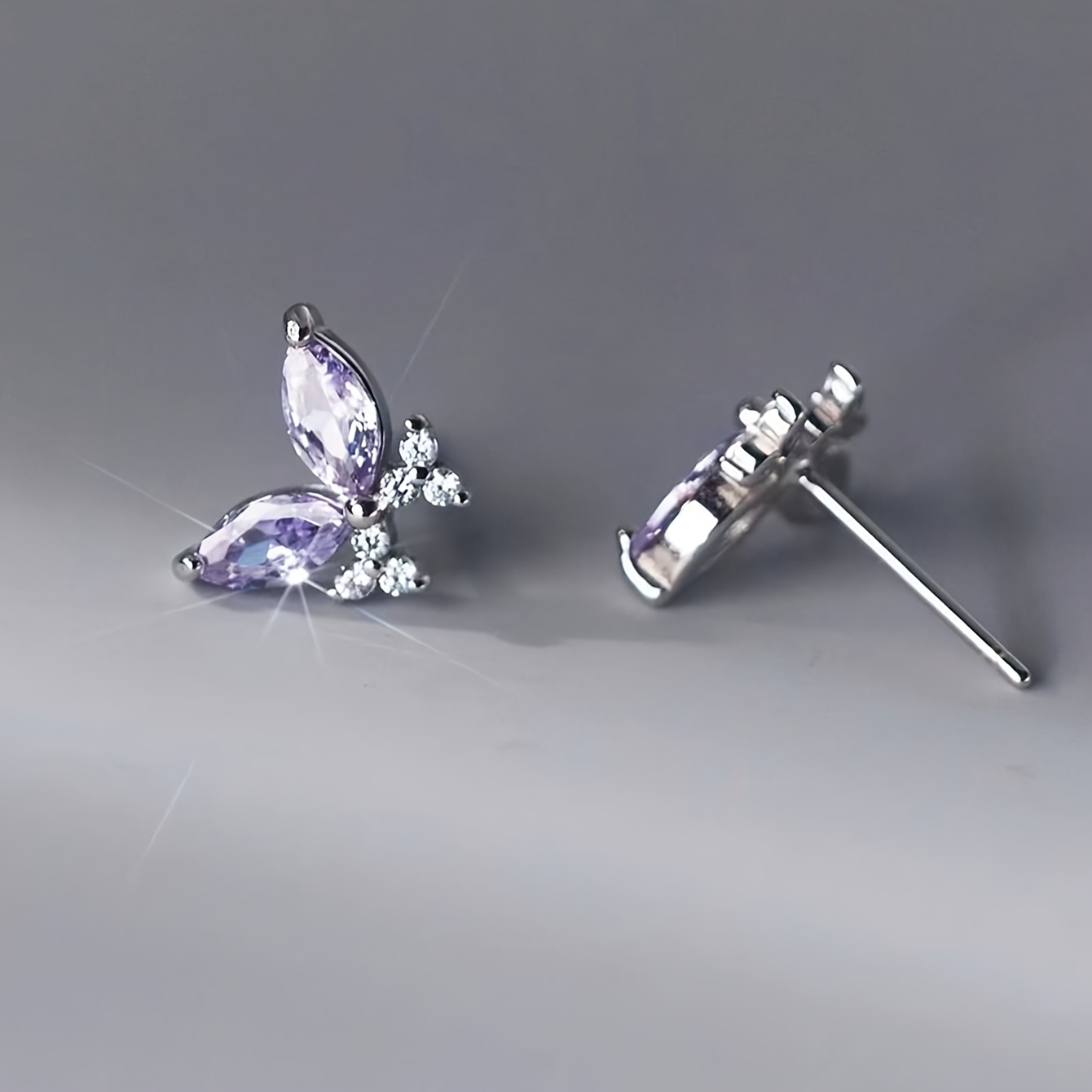 Silvercute Earrings Cute Ear Cuffs/stud Earrings For Women Teen -stunning Jewelry Gift With Box