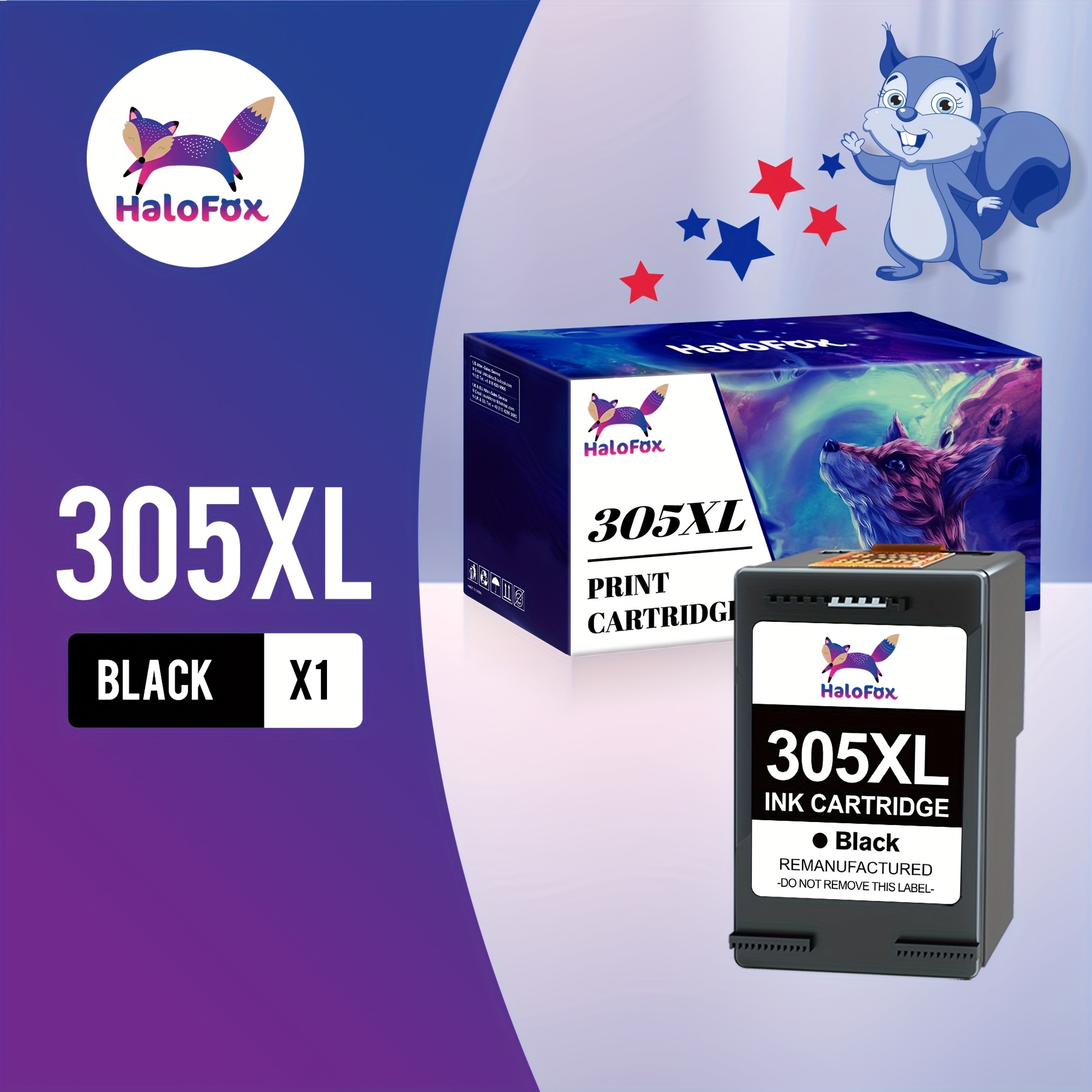 Compatible With 305 Printer Cartridges Xl Set For 2720e 4120e 6000 6420e Pro 6430 6432 Printers 1black