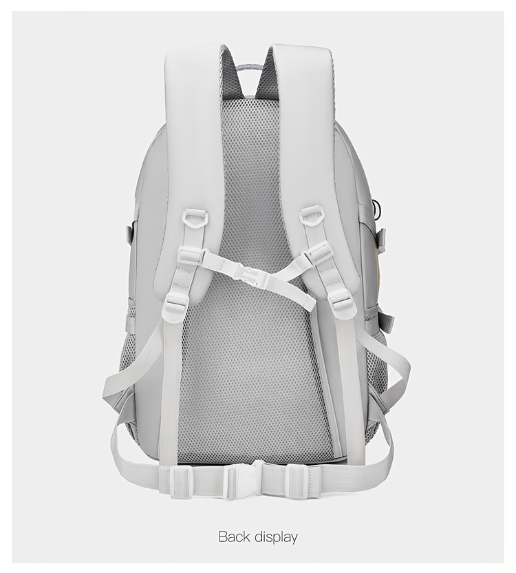 [Large Capacity Hiking Backpack] 10.57 Gallon Large Capacity Hiking Backpack with Shoe Compartment & Laptop Sleeve - Durable Multi-Compartment Travel Backpack with Padded Shoulder Straps, Padded Back Panel & High Quality Design - Blue/Grey/Tan for Camping, Business Travel, School - Ideal Gift for Outdoor Adventurers (36-40L)