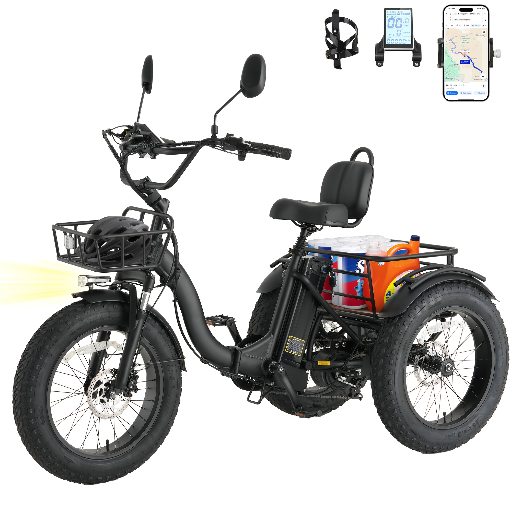 3 wheel bike sold on Temu United States
