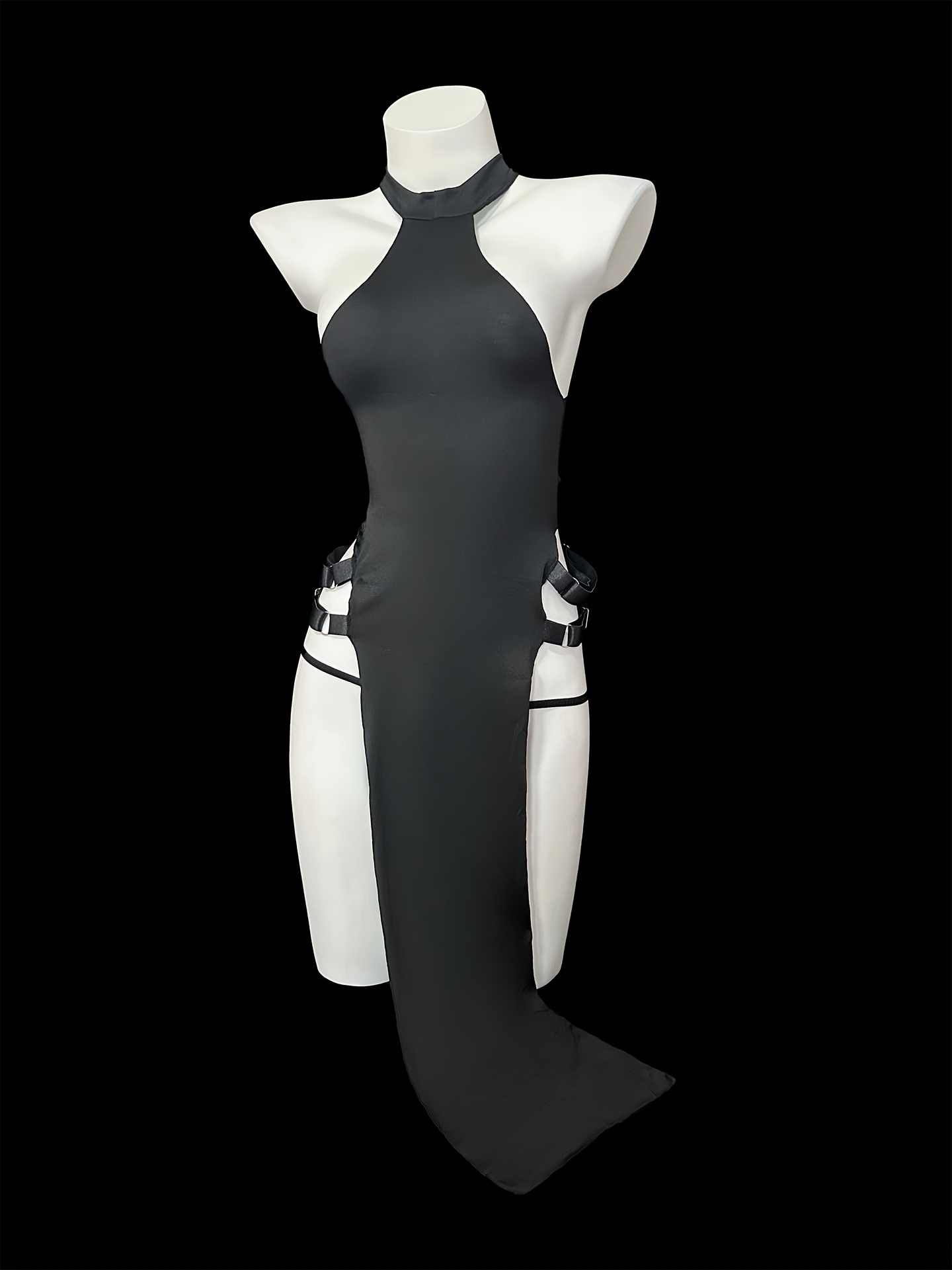 white halter neck formal dress Lovely White halterneck satin maxi dress, Xo Xo XXL / 12 / White