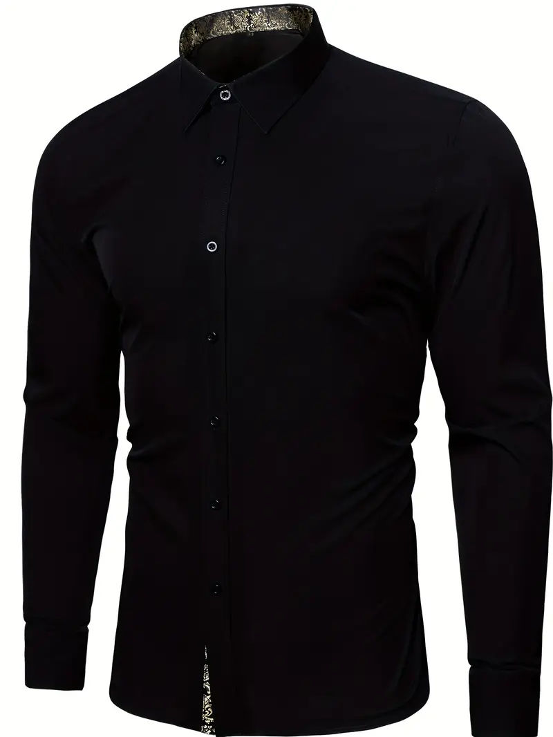 men shirt long sleeved non cuffs - Temu men shirt long sleeved non cuffs - Temu
