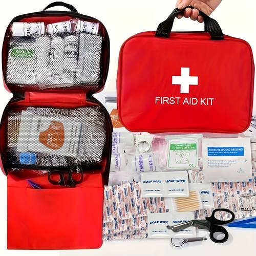 129 186 200pcs small first aid kits multi purpose emergency supplies suitable for emergency travel sports office outdoor car