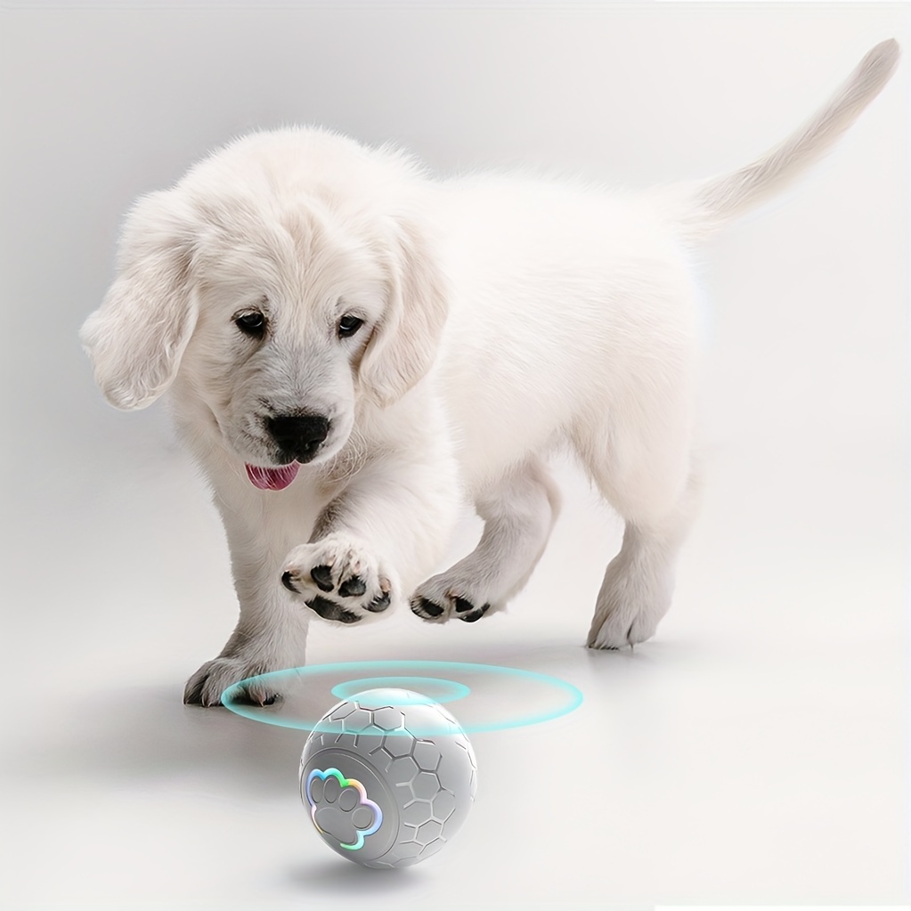 

Interactive Smart Pet Ball Toys For Dogs Puppies, Automatic Rolling Ball Electric Dog Bouncy Ball Toy For Endless Fun And Exercise