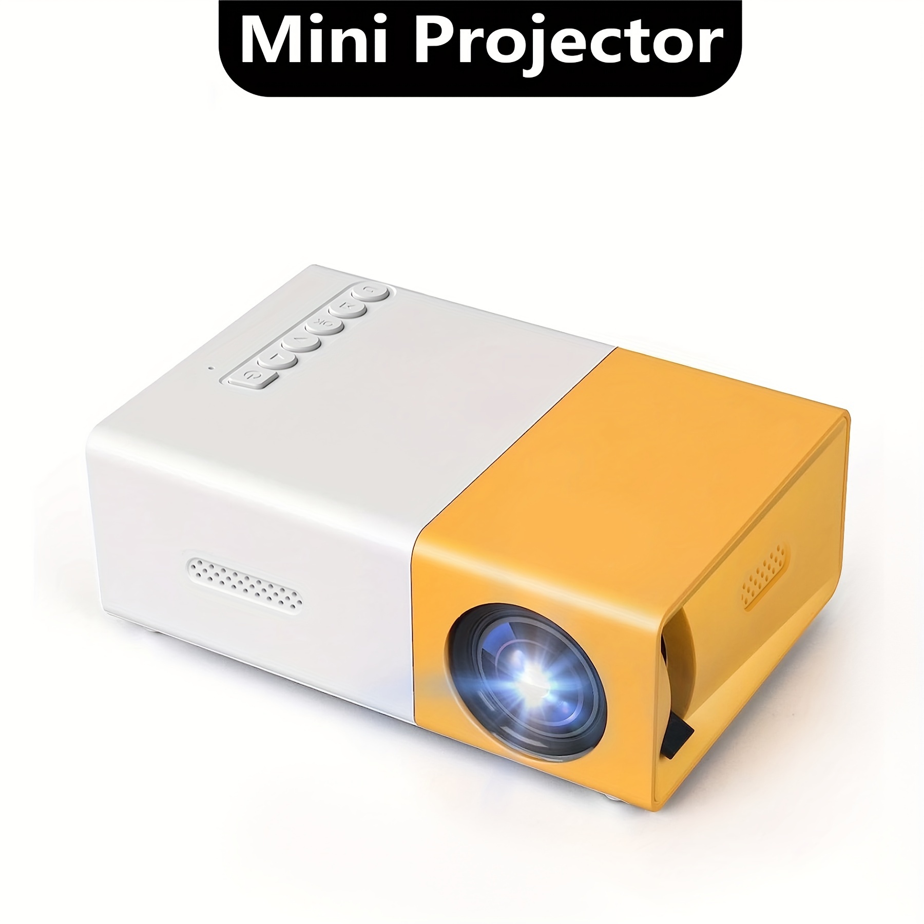 Hd Mini Proyector Portátil Zzpqvt Proyector Hd T200 30ansi - Temu