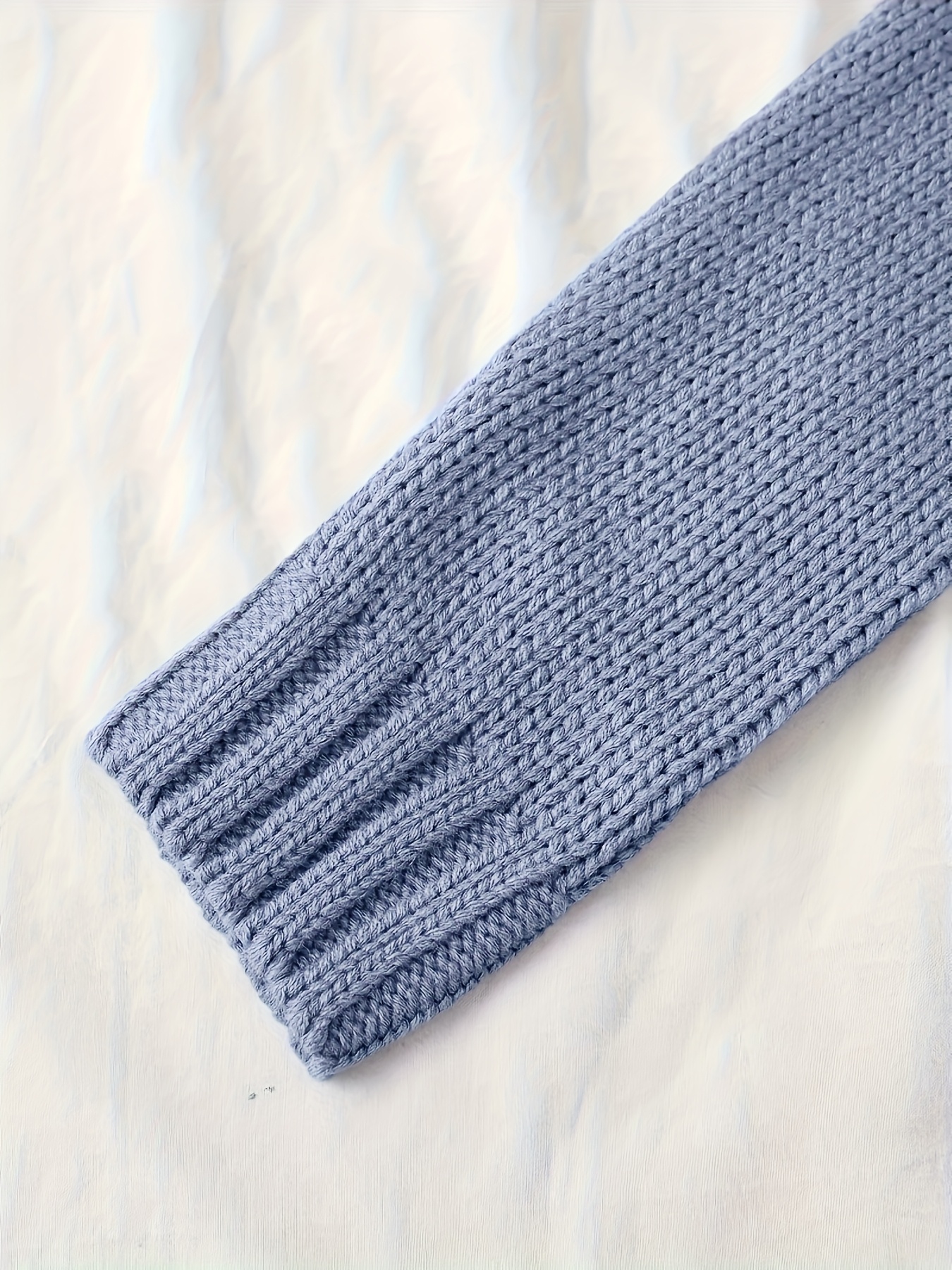 Multi-Button verzierte Stehkragen-Slim-Fit-Kardigan mit Reißverschluss