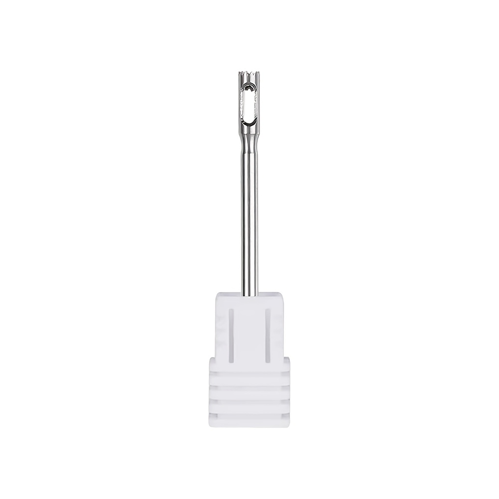 TEMU 1pc Stainless Steel Foot Drill Bit, Nail Tool Grinding Head Corn Removal Foot Dead Skin Layer Knife For Foot Drill Bit Rotating Burr Drill Bit