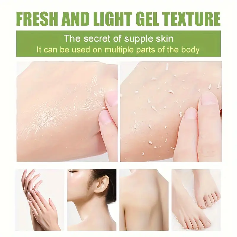 gel de curățare cu acid mandelic bej deschis, conține aloe, și mușețel, gel exfoliant pentru față și corp, hidratant profund - 7.05oz-capacitate mare Detaliile articolului 4