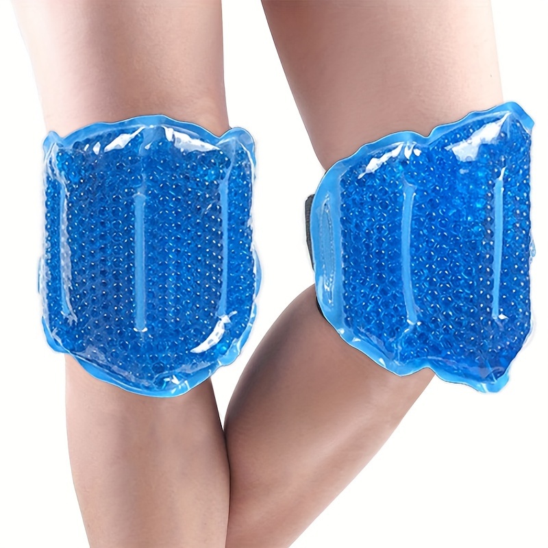 

1pc Knee Ice Pack Wrap, Reusable Knee Ice Packs For Injuries, Knee Surgery, Joint And Muscle Fatigue Relief, Gel Bead Ice Pack With Elastic Adjustable Strap