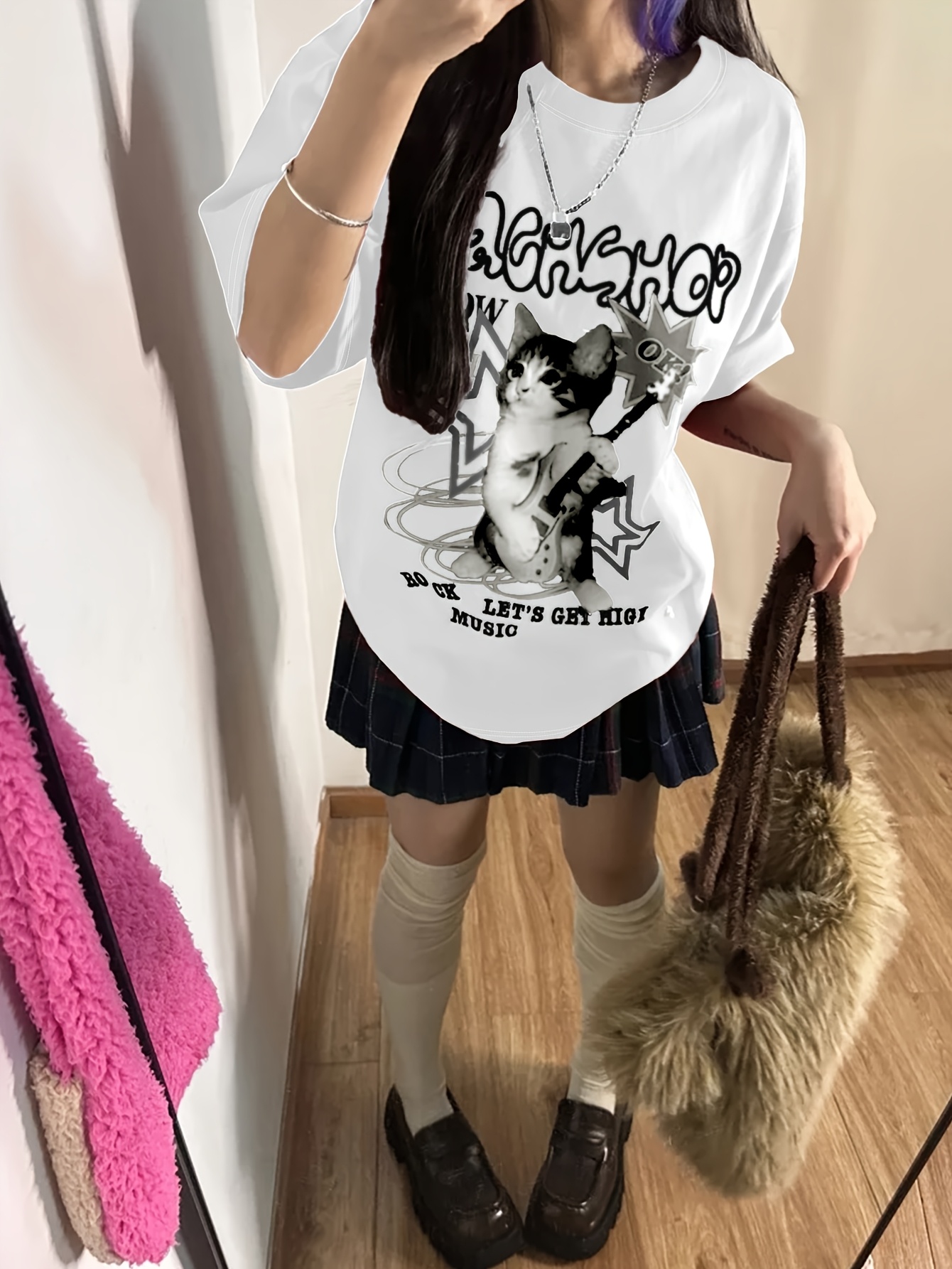 women's y2 fashion vintage crew neck t shirt retro Temu Ireland