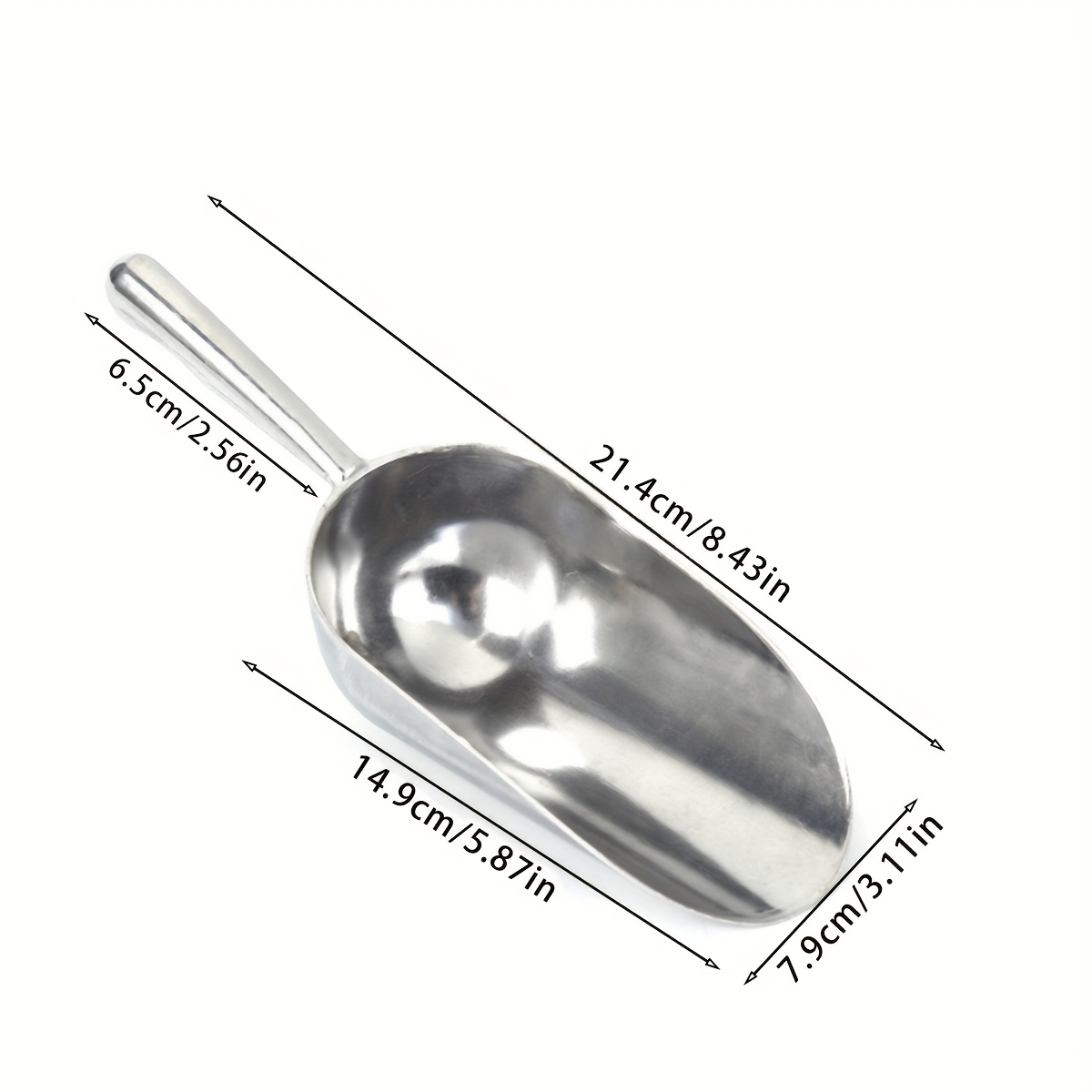 E-shop 1 Stück Gartenschaufel, Erdenschaufel, Aluminium-Eisschaufel – Unverzichtbar für Bars, Trockenwaren, Süßigkeiten Gewürze – Langlebiges Must-Have