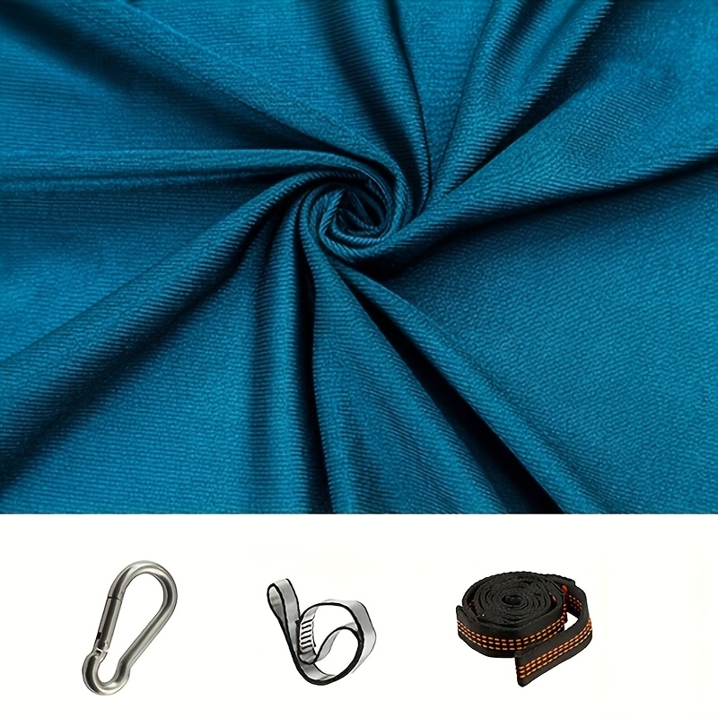 Image of 150x280cm Indoor/outdoor Fabric Hammock - Adjustable, (red, Green, Purple, Blue,gray) For Yoga, Camping, Picnics, |adjustable Hammock|durable And Portable Fabric, Yoga Hammock, Outdoor Hammock