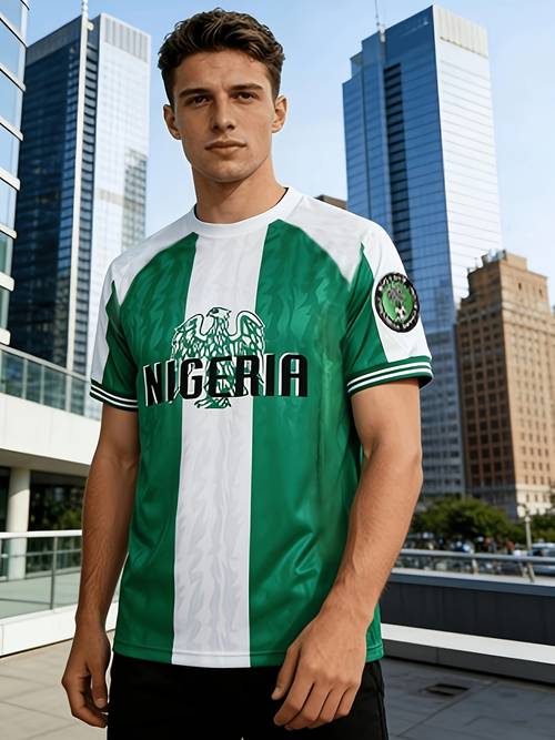 new 2026 summer mens jersey t shirt with round neck design breathable and lightweight trendy and versatile showcasing with delicate and soft fabric perfect as a holiday gift