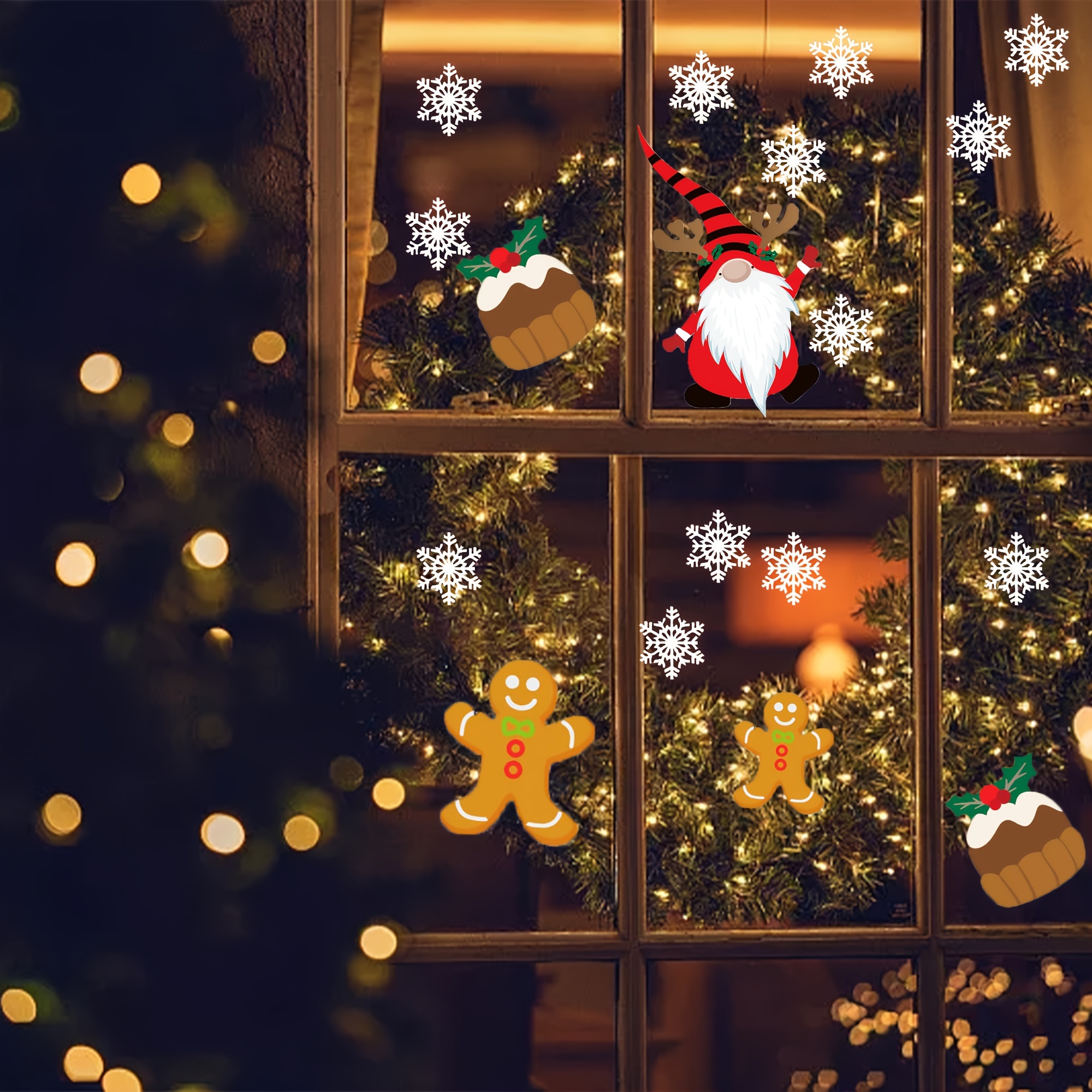 

Christmas And Clings Set - 316pcs, 8 - Decals For Windowschristmas Decorations Christmas Decorations Christmas Christmas Bathroom Decorations Christmas Decorations