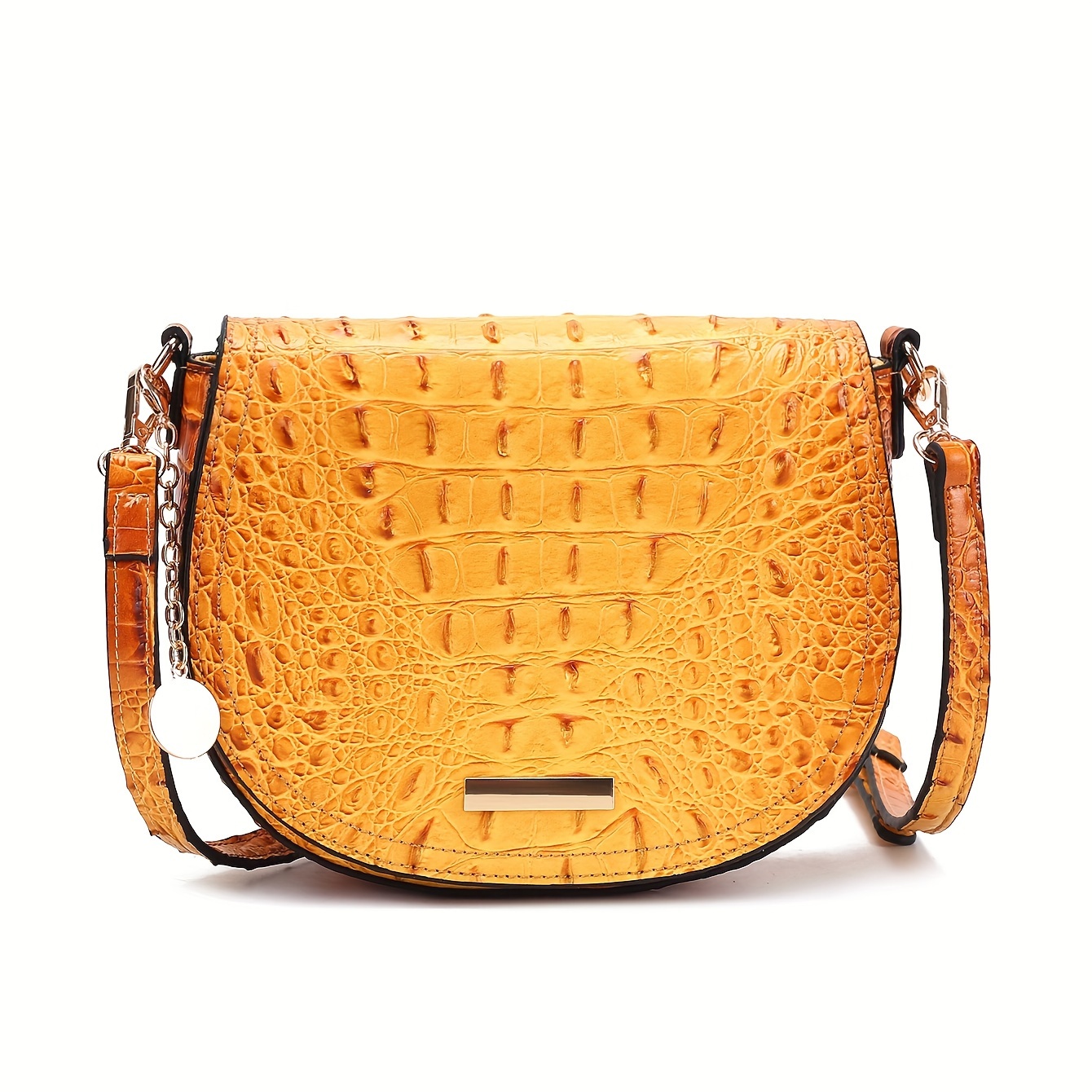 new fashionable elegant cross body small bag crocodile - Temu