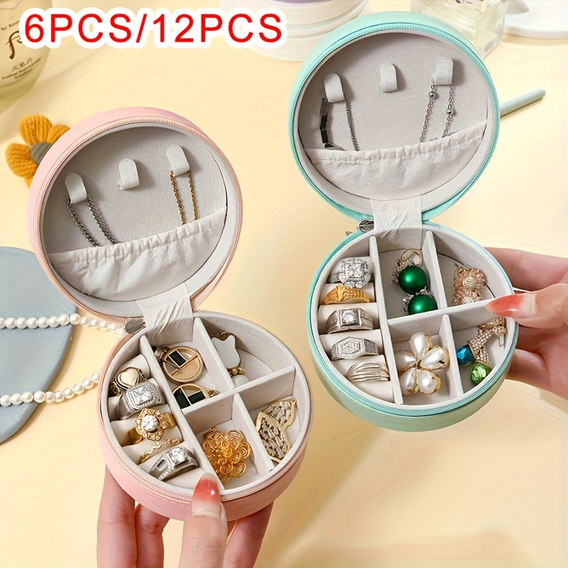 6pcs 12pcs 18pcs jewelry storage box set suitable for necklaces rings bracelets ideal for travel and daily use jewelry boxes Product details 1