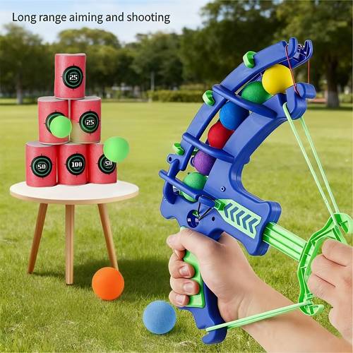 12pcs blue green game set with colorful balls indoor fun and parent child interaction toys for boys and girls educational soft parent child archery activity halloween christmas gift new years