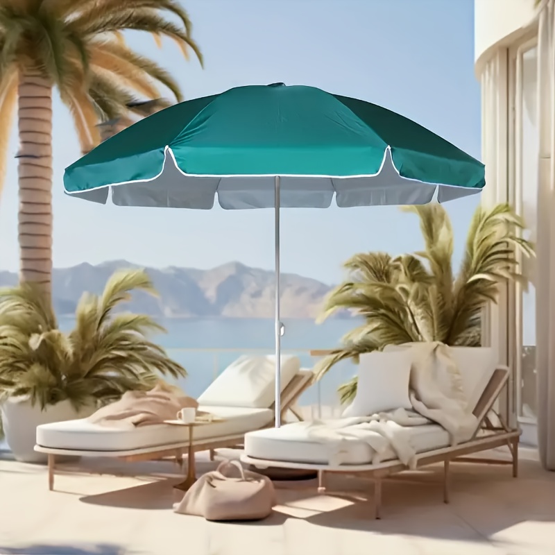 TEMU Outdoor Sun Umbrella, Suitable For Balcony, Patio, Poolside, Beach, Yard, Garden - Base Not Included, Patio Umbrella, Parasol, Shade Umbrellas