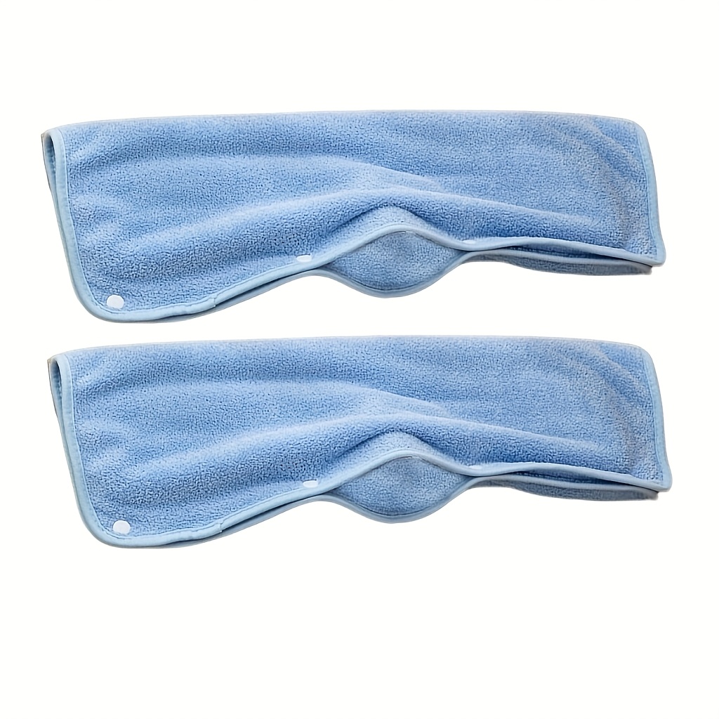 E-shop 2er-Set Bodenschaber-Mopp mit Schnallen-Bezugstuch, Korallenvelours-Bodenreinigungstuch, saugfähiger Moppbezug, Staubentfernung mit einem Mopp,