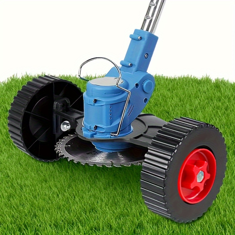 

Quick-attach Support Wheel For Brush Cutters & Trimmers - Durable, Flexible, Enhances Stability On Gas & Electric Lawn Mowers
