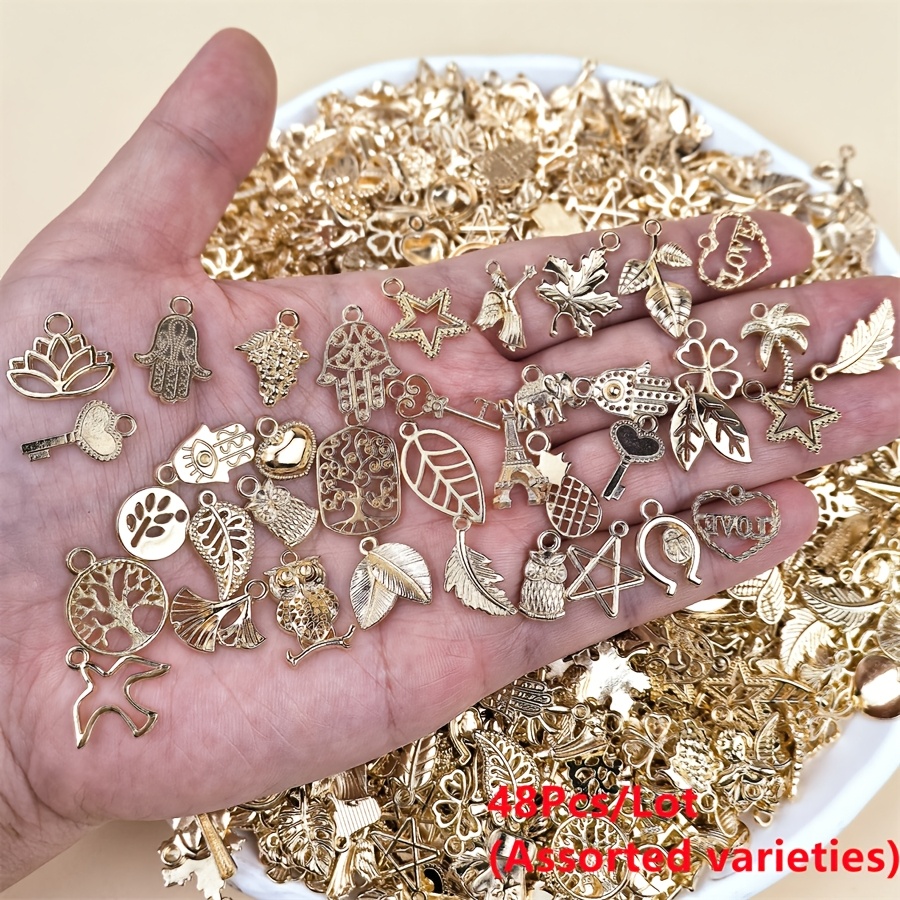 8 18 48 98  alloy silvery   pendant beads for diy handmade bracelets neacklaces earrings   accessories assorted varieties