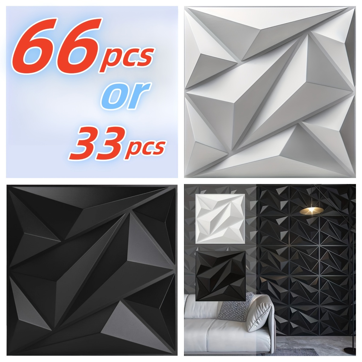 

3d Brick Pattern Wall Panel | Fire-resistant Decorative Pvc Board For Home, Hotels, Offices | Premium 3d Wall Covering For Reception, Photography Studios, And Interior Design