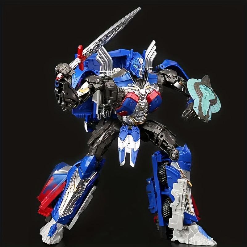 Blue Pillar Robot Toy, Combat Action Figure, Toy Car Model Toy