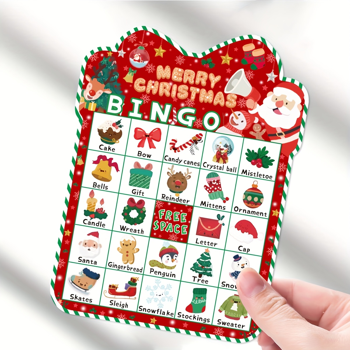 x jzx 28 251105 006 33pcs christmas bingo game cards 24 - Temu